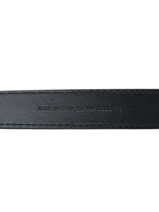 Dior D-fence Defense Logo Buckle Belt 75 Black Calf main image 5